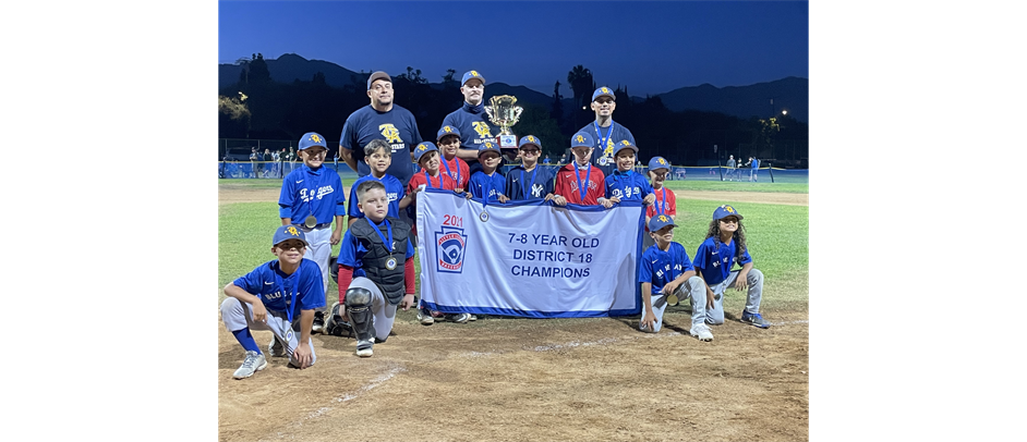 Temple City American 7-8 Year Old Baseball Champions