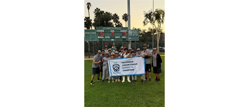 South Pasadena Junior BB All-Star Champions